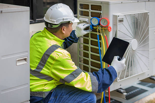 Professional Hvac technician working in Doylestown, PA
